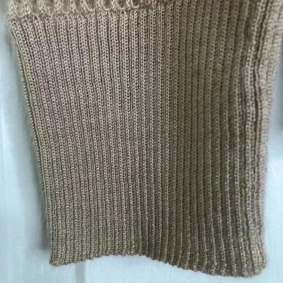 Tricotto Peach/Pink Mesh Cardigan Size  Small - Picture 9 of 16